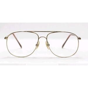 Tura Aviator Eyeglass Frames M765 Metal 53 19 Italy Vintage Mens